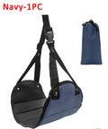 Portable Adjustable Leg Hammock with Comfortable Foot Support for Airplane Office and Car Travel Outdoor Furniture Use