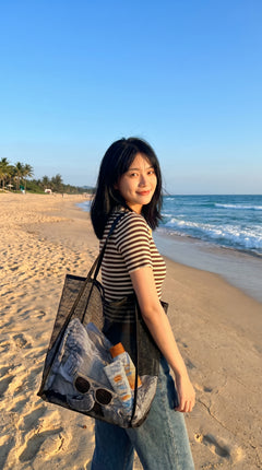 Merevivo Beach Tote™ – Leicht, sandfrei & geräumig