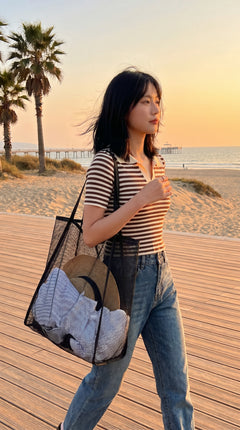 Merevivo Beach Tote™ – Leicht, sandfrei & geräumig