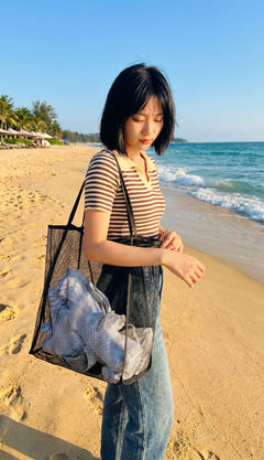 Merevivo Beach Tote™ – Leicht, sandfrei & geräumig